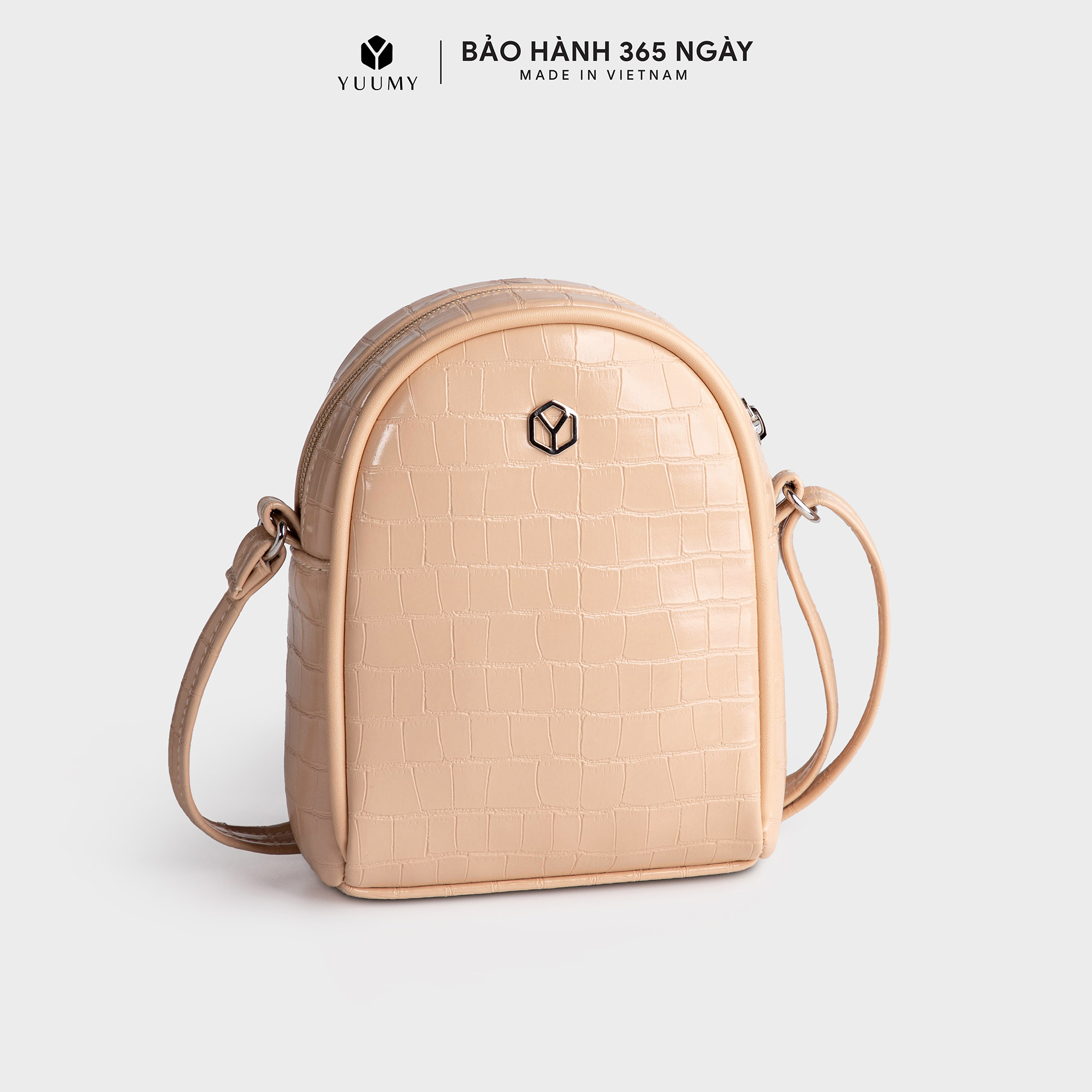 Túi Yuumy ( Thời trang nữ mini vân da cá sấu - Túi đeo chéo da Verein YN199 )