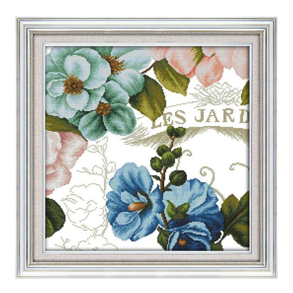 Cross Stitch Kits 14CT Orchid Pattern  Work for Adults Wall Decoration