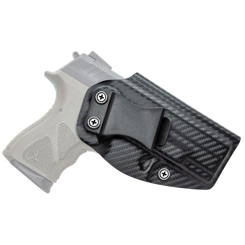 Sợi carbon Kydex bên trong bao bọc dây thắt lưng cho Taurus TH9C TH40C compact 9mm .40 IWB được che giấu CONGLE