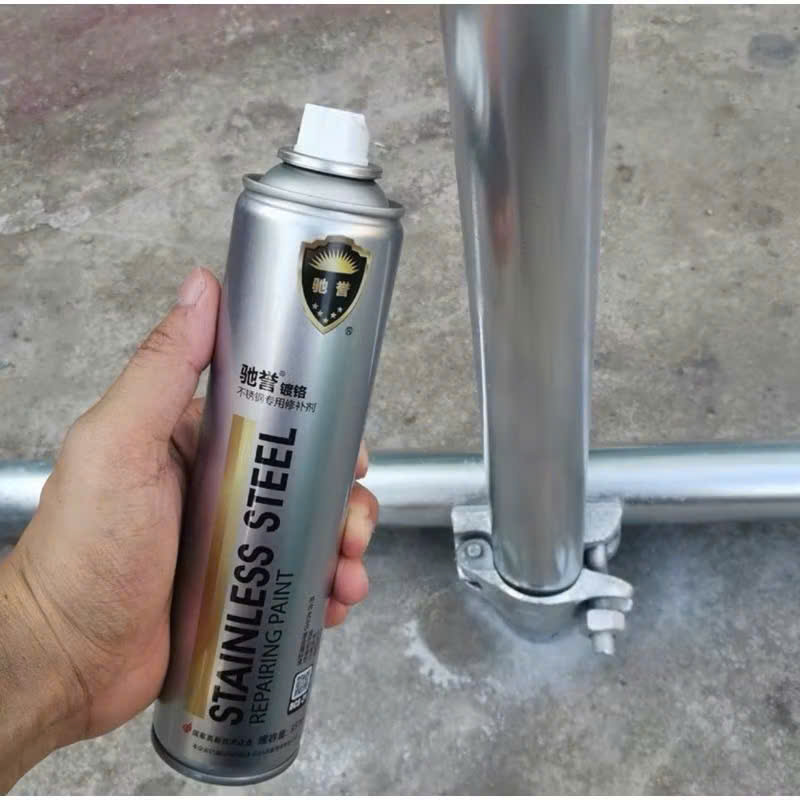 Sơn Xịt Màu Crom Loại Xịn - Độ Bám Dính Cao, Chịu Nhiệt Tốt, Chuyên Dụng Cho Sắt Thép &amp; Xe Cộ