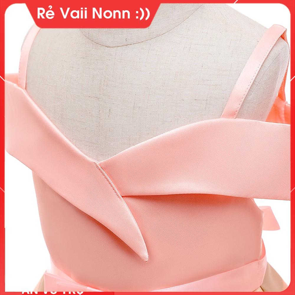 Đầm công chúa bé gái -Váy đầm công chúa cho bé gái dễ thương- đầm trễ vai bé gái