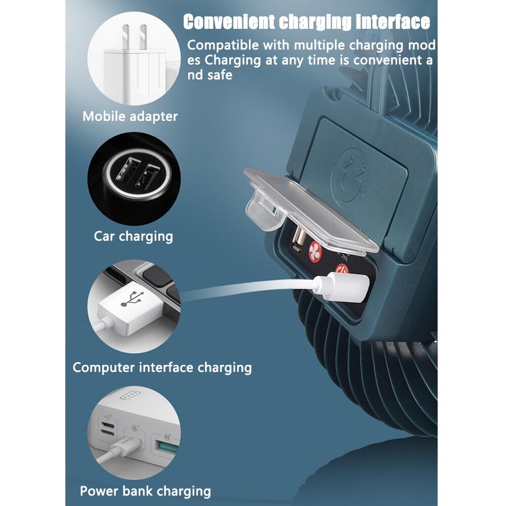 Quạt lều đa chức năng Đèn cắm trại có thể sạc lại Quạt sạc di động Đèn chiếu sáng khẩn cấp ngoài trời Công cụ chiếu sáng khẩn cấp