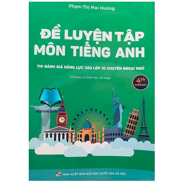 Sách - Đề luyện tập môn tiếng anh đánh giá năng lực thi vào lớp 10