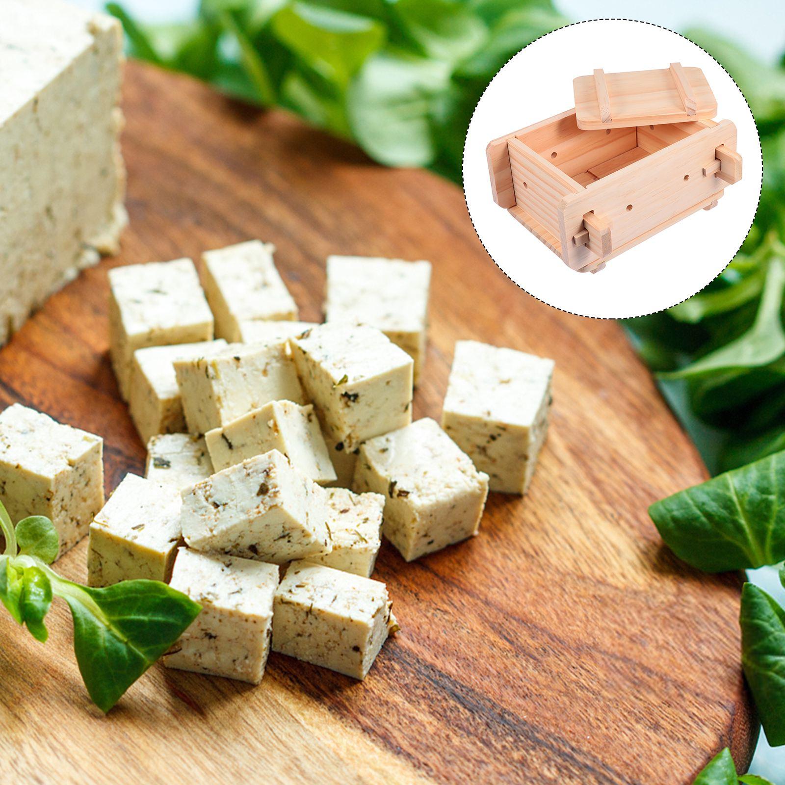 1 Bộ Gỗ Đậu Phụ Khuôn Mẫu Bếp Tự Chế Tương Sữa Đông Dụng Cụ Làm Đậu Phụ Khuôn