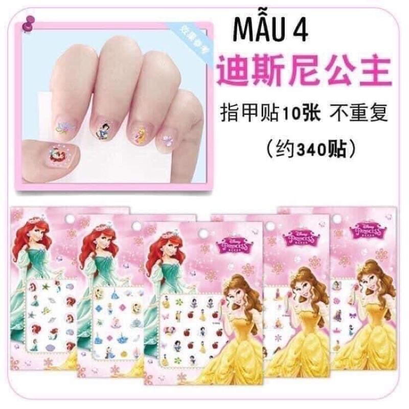 QC40 SET 10 MIẾNG DÁN MÓNG TAY CHO BÁ