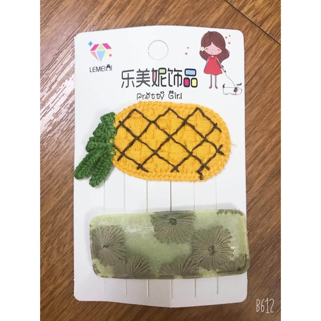 Sét 2 kẹp tóc hình dễ thương
