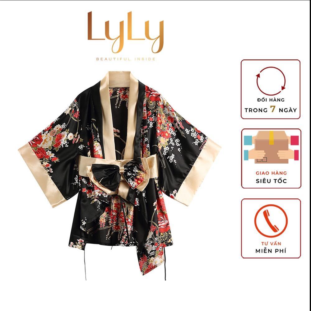 Váy ngủ nữ kimono tiểu thư Lylylorem Mã 21
