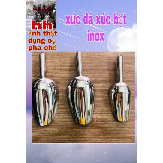 môi xúc đá, xúc bột inox 304 chuyên dụng cụ pha chế trà sữa batender