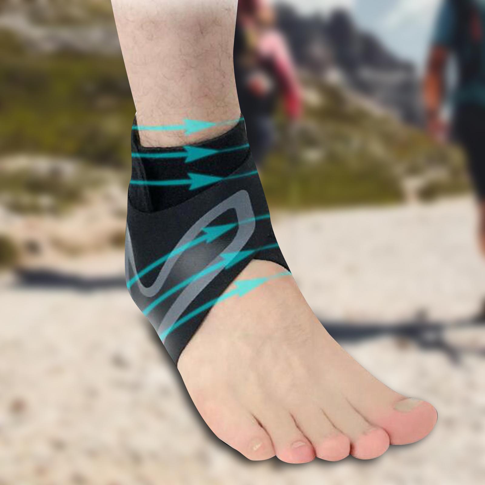 Ankle Brace Compression Brace for Ankle for Men Women Comfortable Adjustable Ankle Strap Ankle Support for Basketball Sports Mountaineering