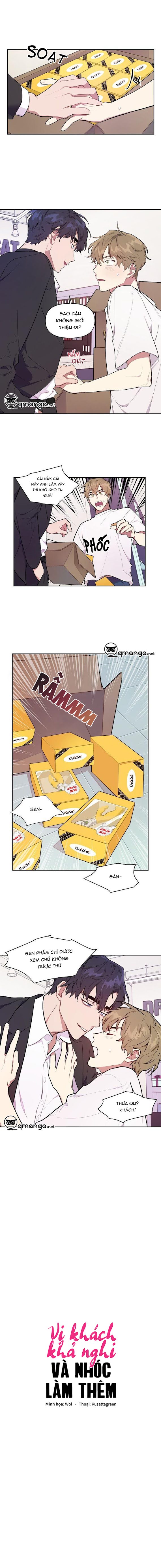 vị khách khả nghi và nhóc làm thêm chapter 0 5