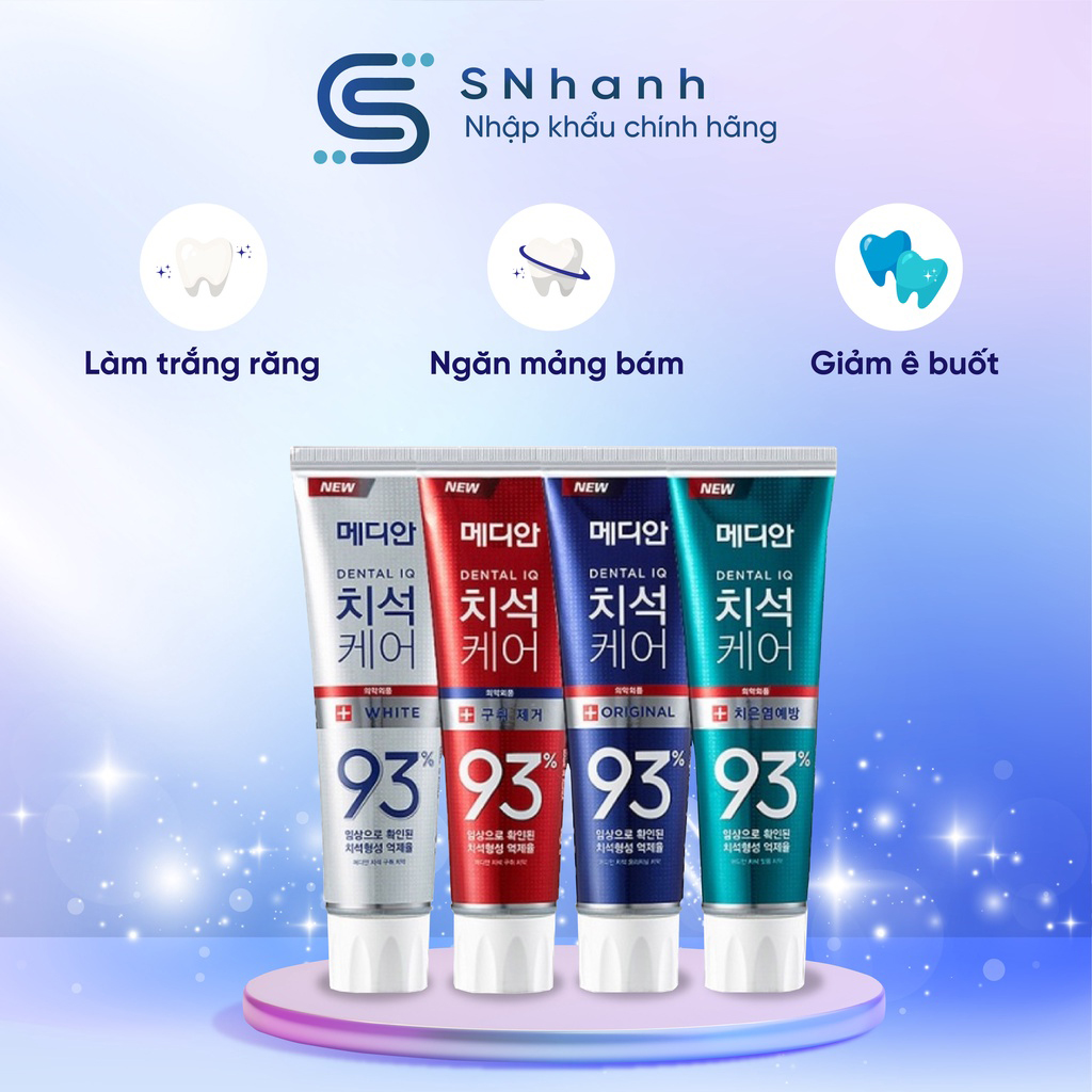 Kem đánh răng Median 93% Hàn Quốc 120g