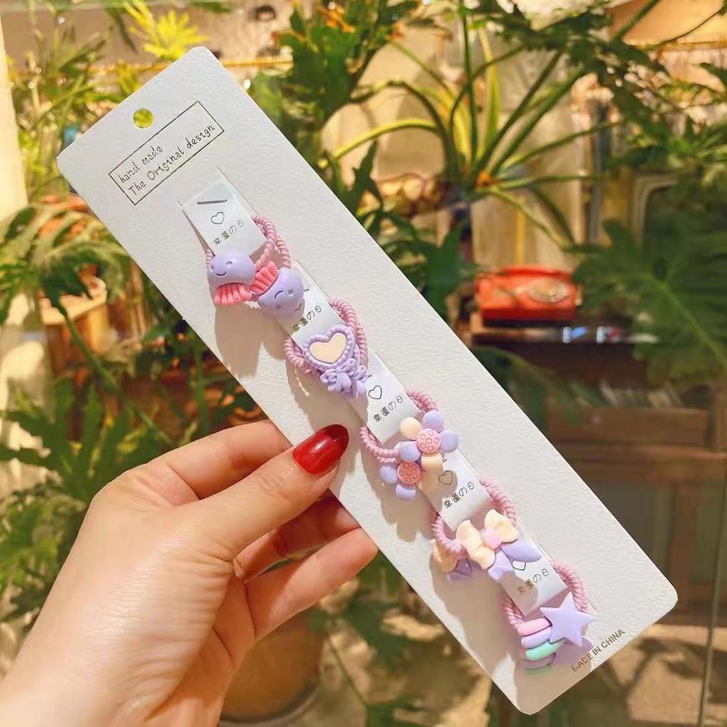 MẪU MỚI- SET 10 DÂY BUỘT TÓC HỌA TIẾT SIÊU DỄ THƯƠNG SIÊU CƯNG CHO BÉ - NUNAMSHOP