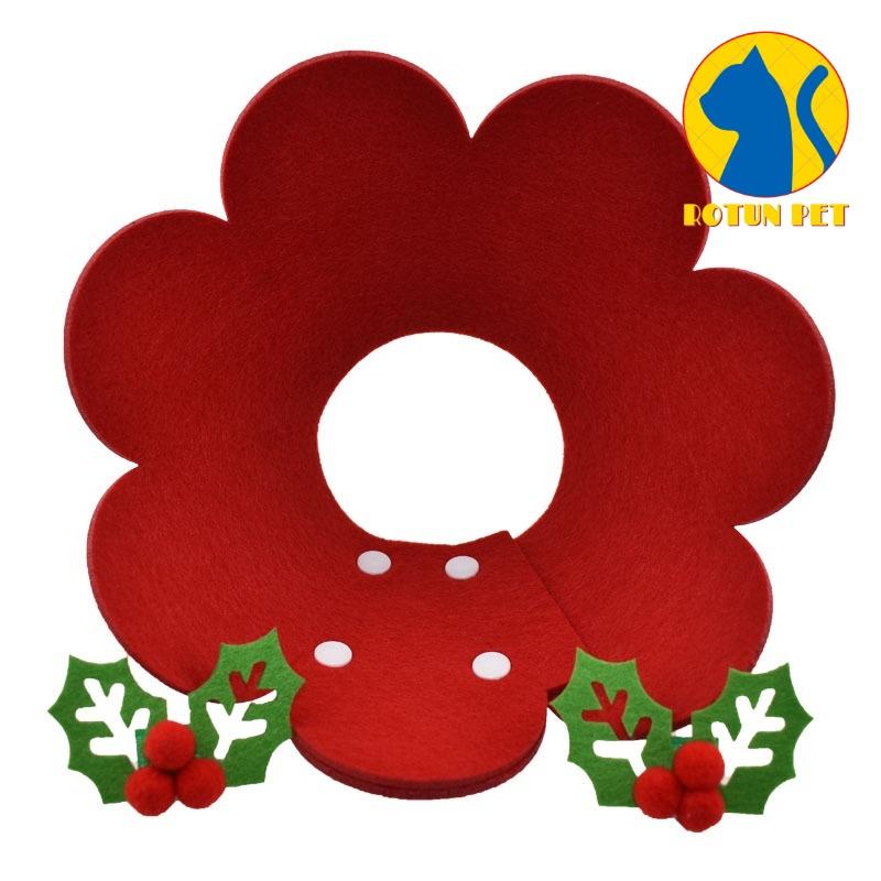 LOA XỐP ĐEO CỔ CHỐNG CẮN CHỐNG LIẾM VẾT THƯƠNG BẢO VỆ CHÓ MÈO HÌNH BÔNG HOA DỄ THƯƠNG
