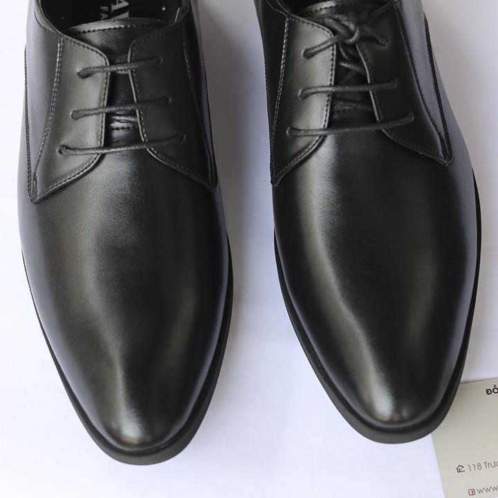 Giày tây nam màu đen kiểu dáng lịch lãm đủ size cho mọi kích thước bàn chân
