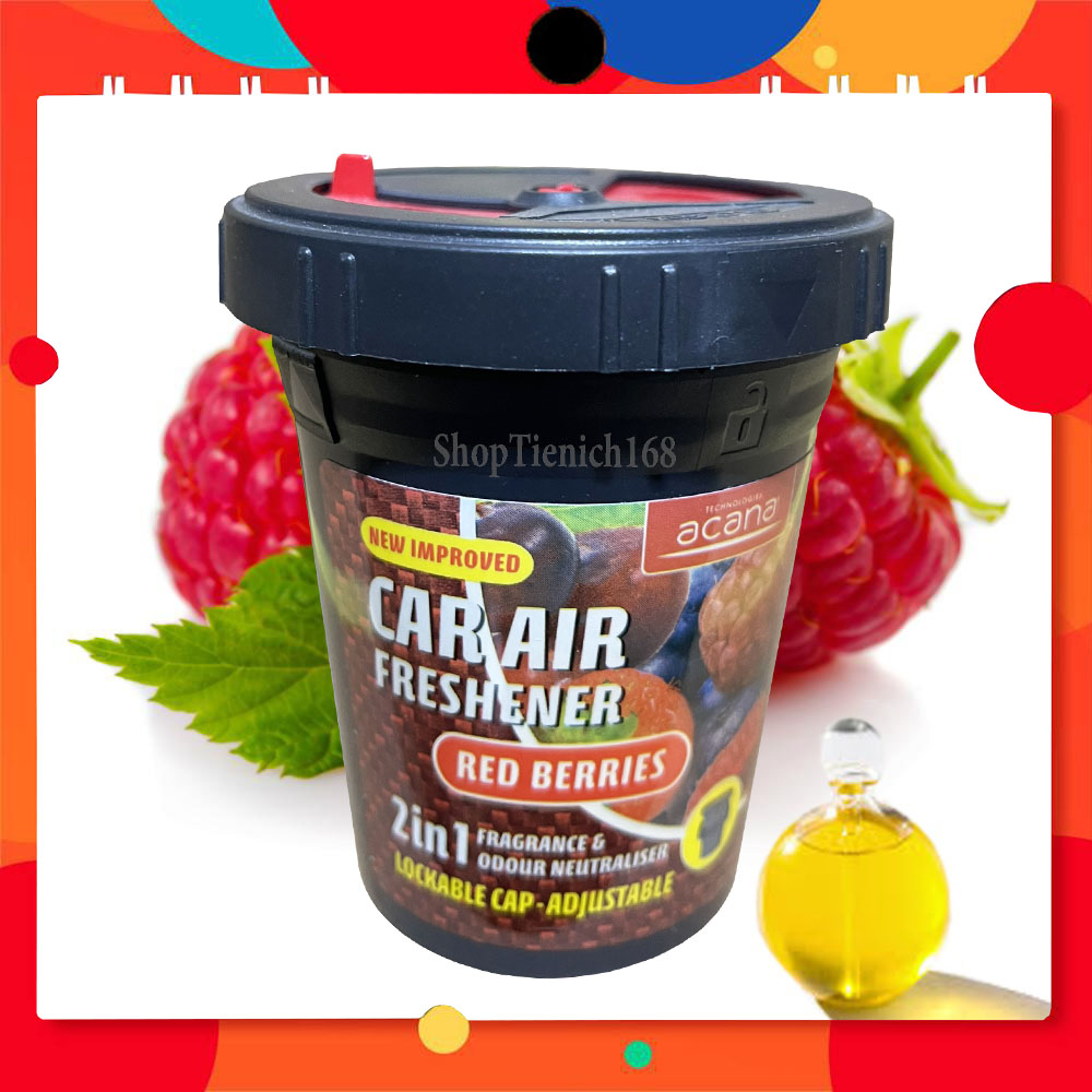 Sáp thơm ôtô Acana Chông say xe Hương Dứa Hương caffe