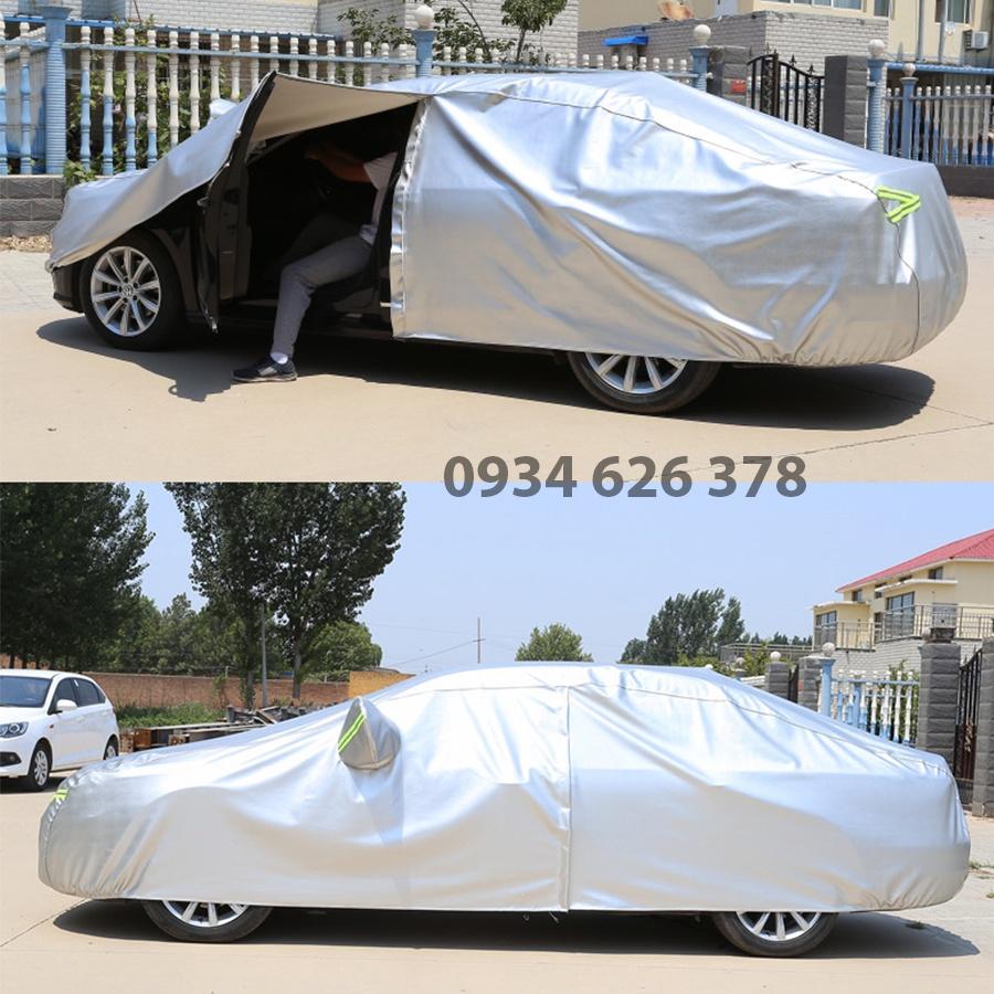 Bạt phủ xe ô tô Suzuki XL7 3 lớp tráng bạc thông minh, chất liệu vải dù oxford cao cấp, áo chùm bảo vệ xe 4,5,7 chỗ