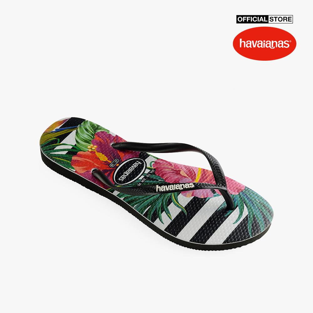 HAVAIANAS - Dép nữ Slim Tropical Floral 4139406-4343