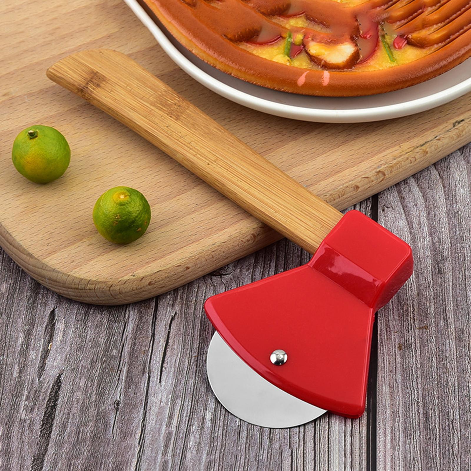 Pizza Cutter Wheel Comfortable Grip Easy to Clean for Pancakes Waffles