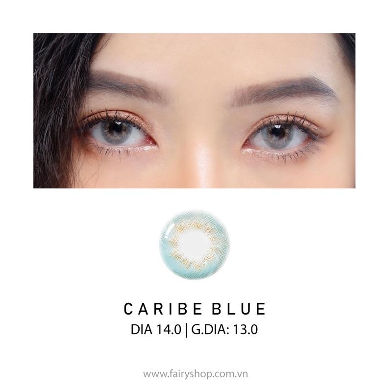 Kính Áp Tròng CARIBE BLUE - Kính Áp Tròng FAIRY SHOP CONTACT LENS - độ 0 đến 8