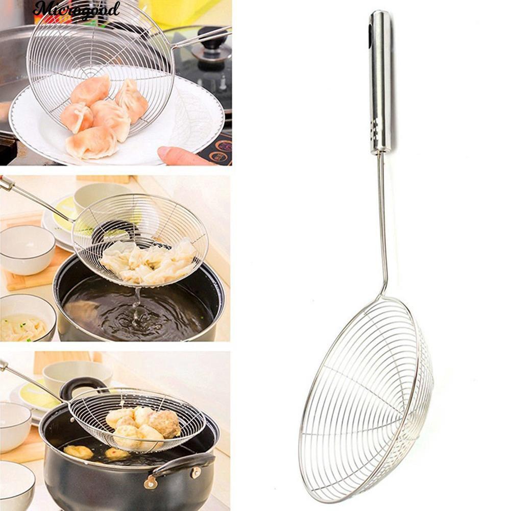 VỢT CHIÊN VỚT ĐỒ ĂN RÁO DẦU - VỢT TÁCH NƯỚC , VÁ MÚC ĐỒ CHIÊN ĐỒ NÓNG TIỆN DỤNG SIZE 16CM