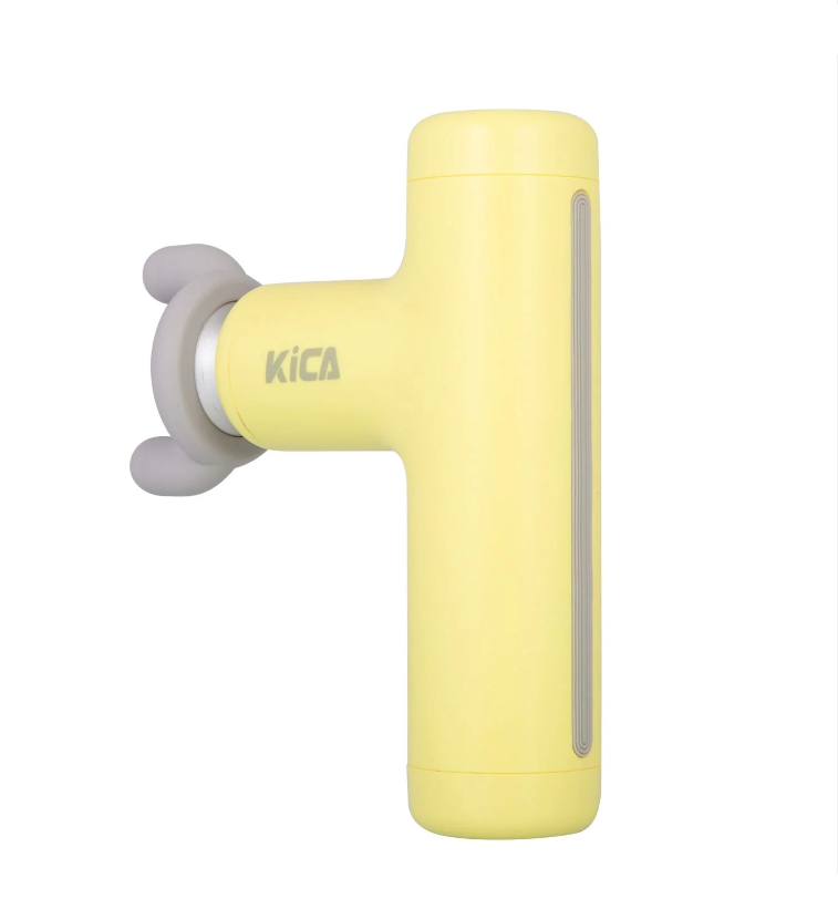 Máy Massage Cầm Tay Kica Mini C Sử Dụng Động Cơ Không Chổi Than Với 3 Đầu Massa Silicon Mềm Giúp bạn Massa Giảm Đau Nhức Toàn Thân Nhanh Chóng