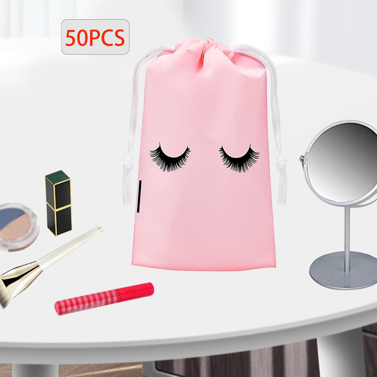 50x Travel Toiletry Makeup Pouch Waterproof with Drawstring Toiletry Bag