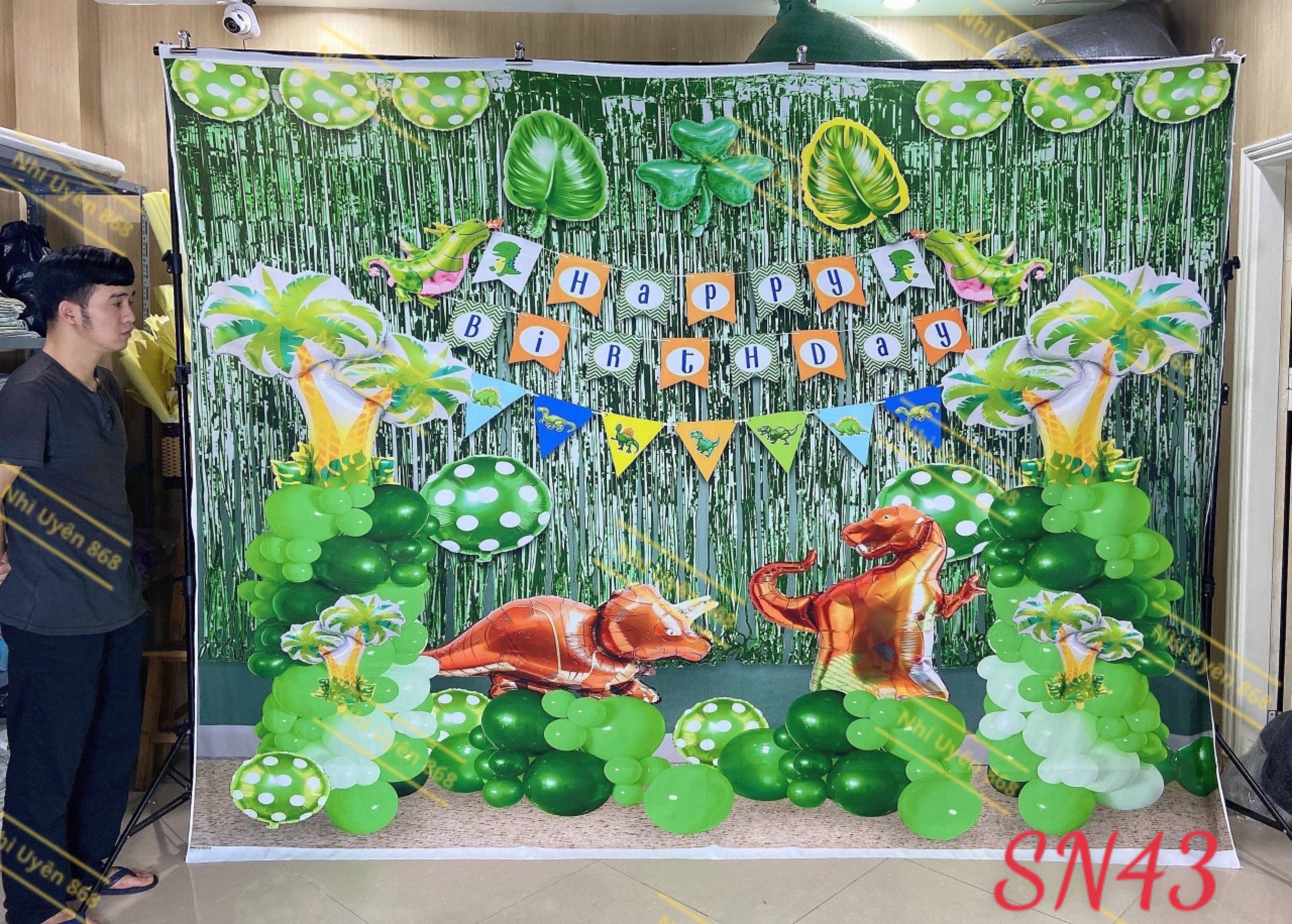 Tranh vải decor / Thảm vải treo tường / Thảm vải chụp ảnh chủ đề sinh nhật