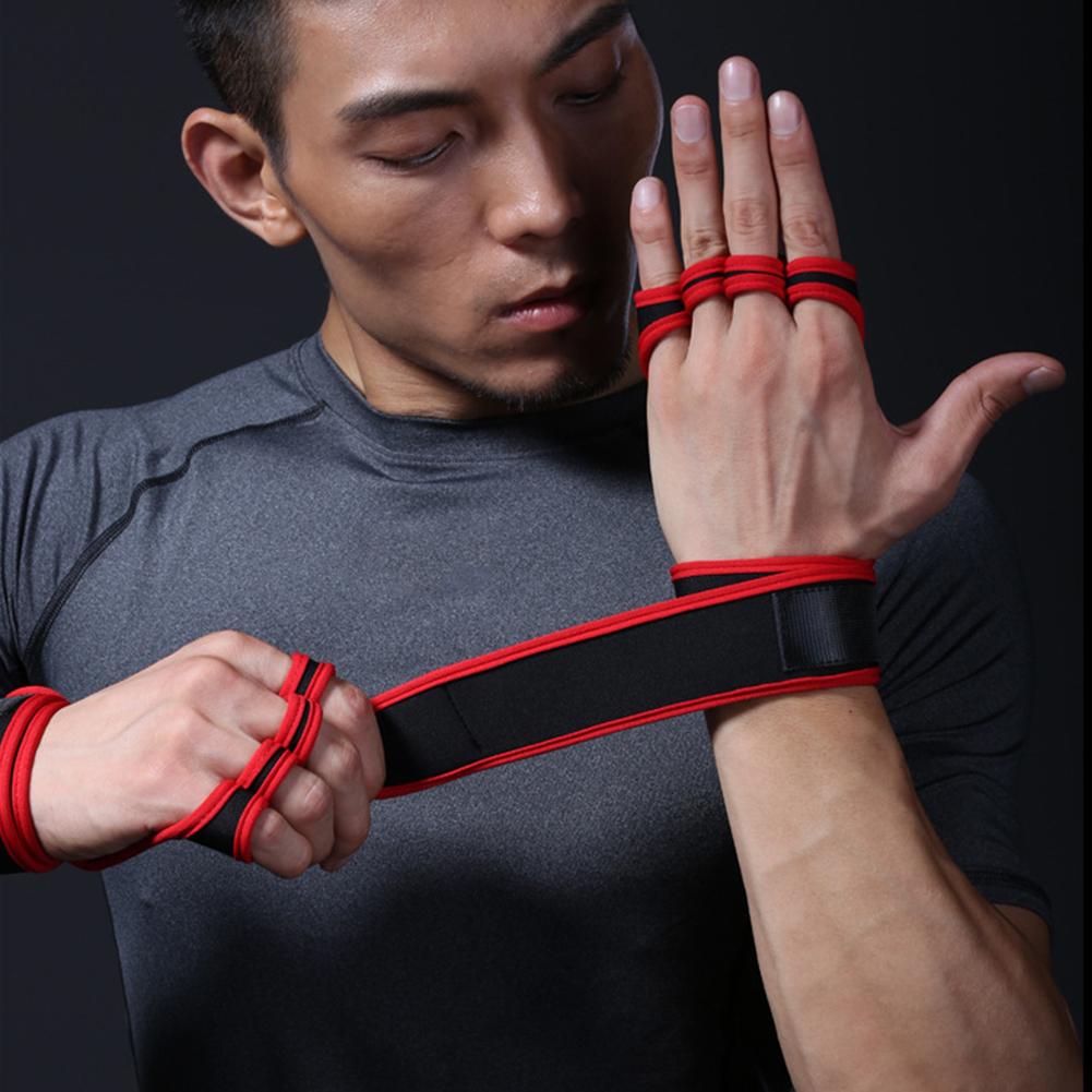 1 cặp găng tay tập tạ cho nam giới Thể thao Thể thao Xây dựng Thể dục dụng cụ Thể dục Gym tay Cổ tay không trượt Color: Black XL