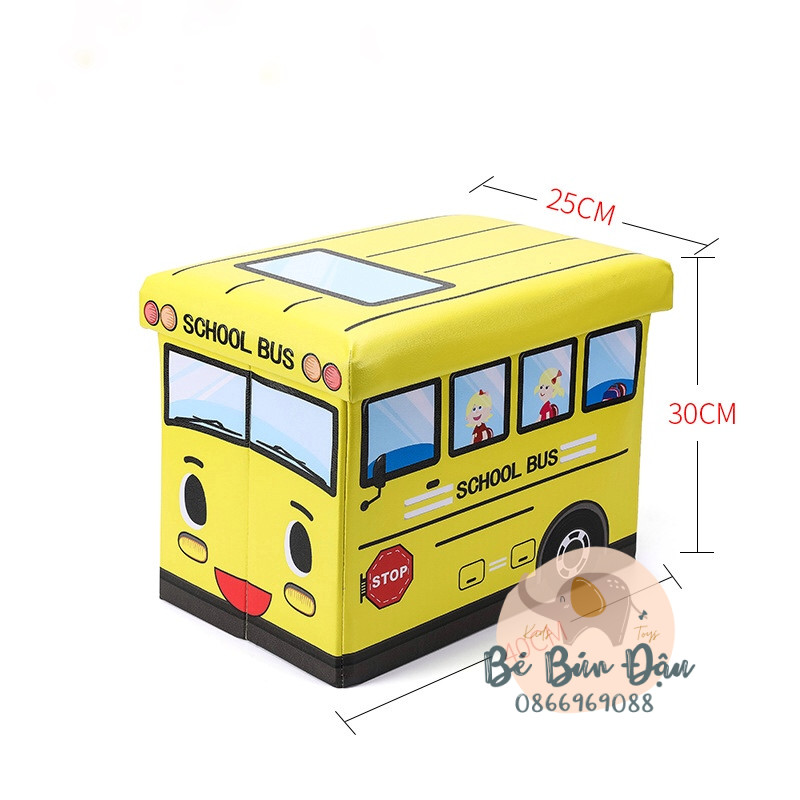 Xe Bus Mô Hình - Đồ Chơi Xe Bus Mô Hình Vừa Là Đồ Chơi Vừa Là Nơi Đựng Đồ Chơi Cho Bé Cực Kỳ Tiện Lợi