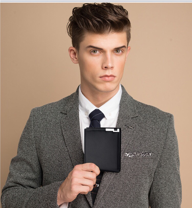 Ví Da Nam Mini Thời Thượng Phong Cách Hàn Quốc Siêu Chất HQ2