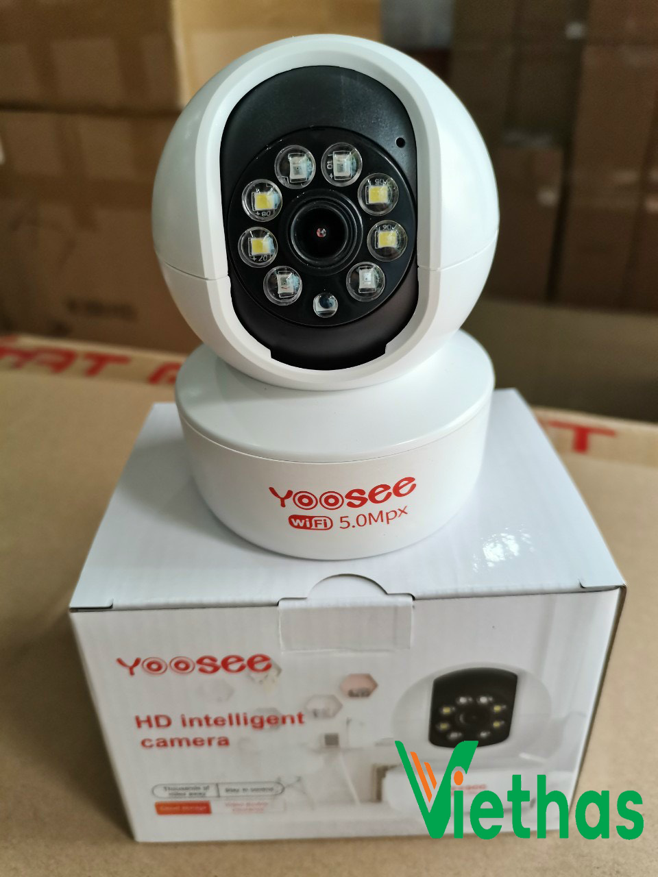 Camera Giám Sát IP Yoosee YS-2031 5.0MP, Không Râu Xoay 360 độ, Full HD Xem Đêm Có Màu – Hàng Chính Hãng