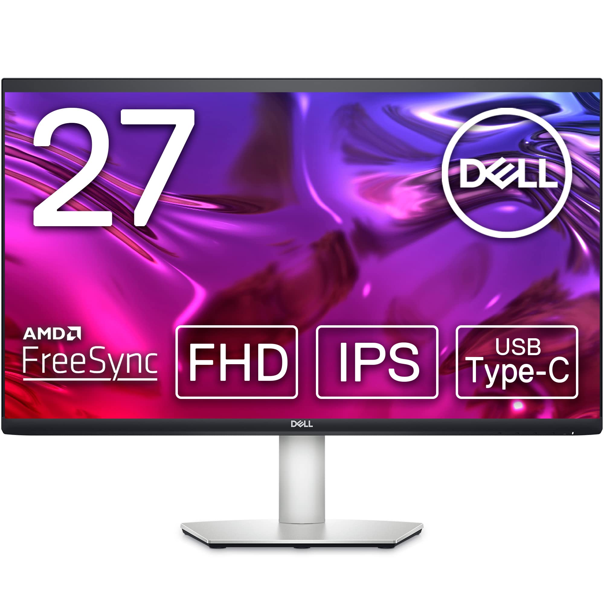 Màn hình máy tính Dell S2722QC (70296697)/ 27inch 4K / IPS/ 60Hz/ HDMI/ DP/ USB-C/ 3Yrs - Hàng chính hãng