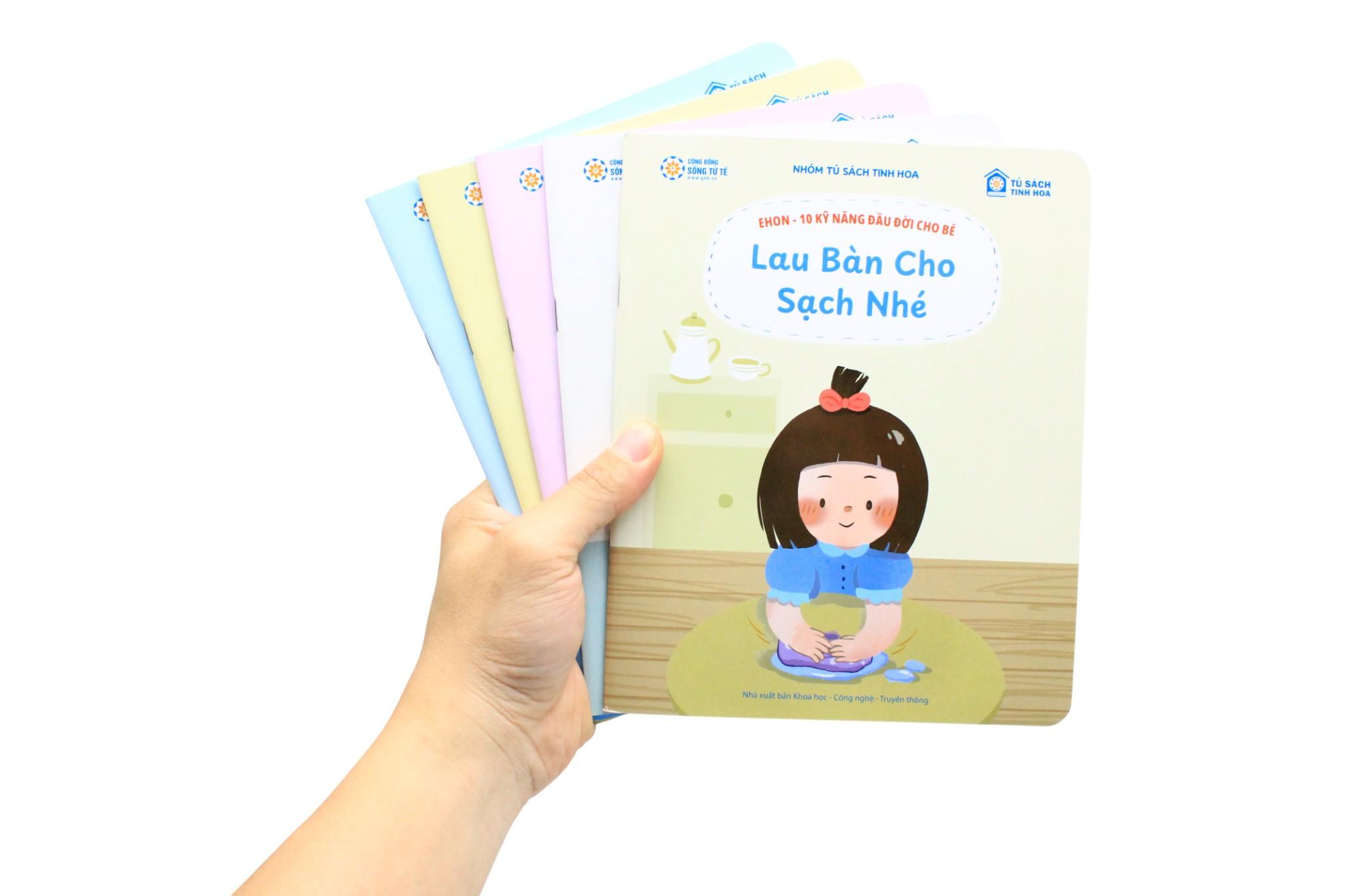 Sách - Bộ Sách Ehon - 10 Kỹ Năng Đầu Đời Cho Bé - Bộ 1 (Bộ 5 Cuốn)