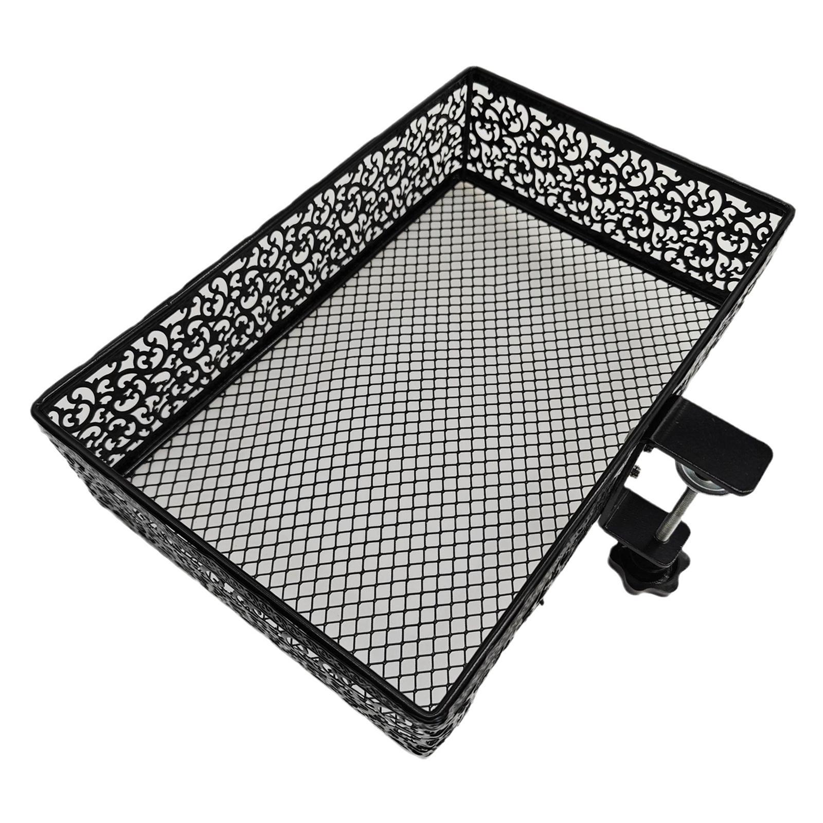 Under Desk Storage Desktop Drawer Basket Accessories Metal Rotatable Rack Swivel Desk Mount Tray Hidden Desktop Drawer Basket