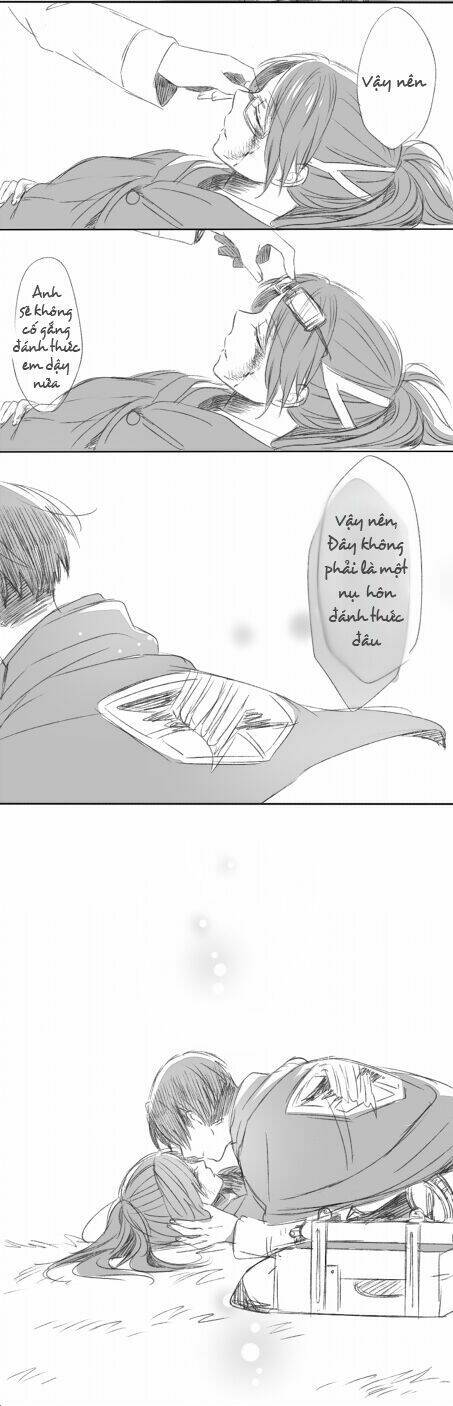 tấn công người khổng lồ - doujinshi levihan chapter 8 4