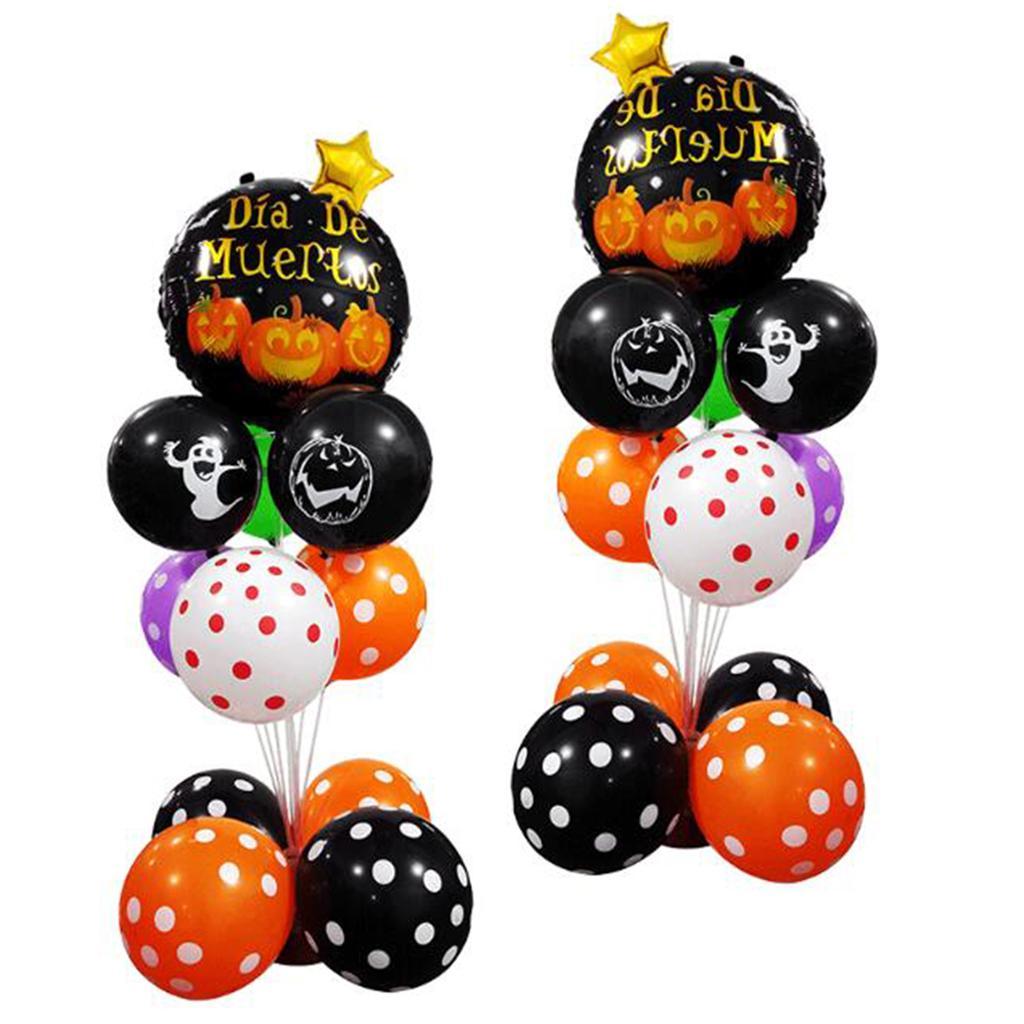 Halloween Latex Foil Balloon Party Decoration Photo Props