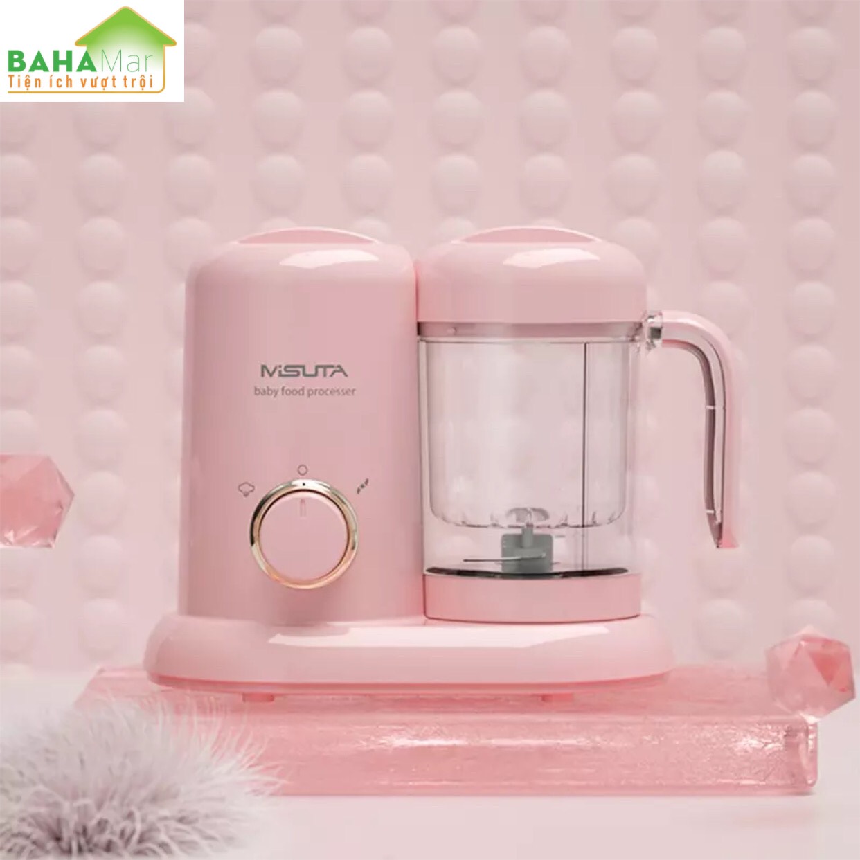 MÁY ĐA NĂNG NẤU THỨC ĂN DẶM CHO BÉ "BAHAMAR" làm thức ăn dặm cho bé nhanh và thuận tiện, sạch sẽ và chuyên biệt