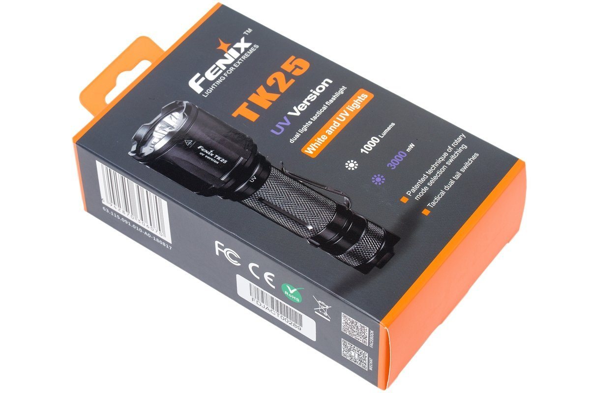 Đèn pin Fenix - TK25UV - 1000 Lumens