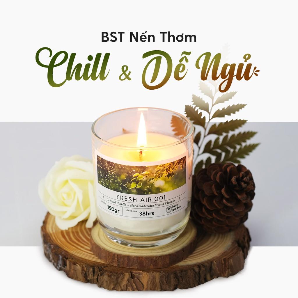 Nến Thơm Thư Giãn Mùi Hương Dễ Ngủ HENY GARDEN Dành Cho Phòng Vừa Và Nhỏ
