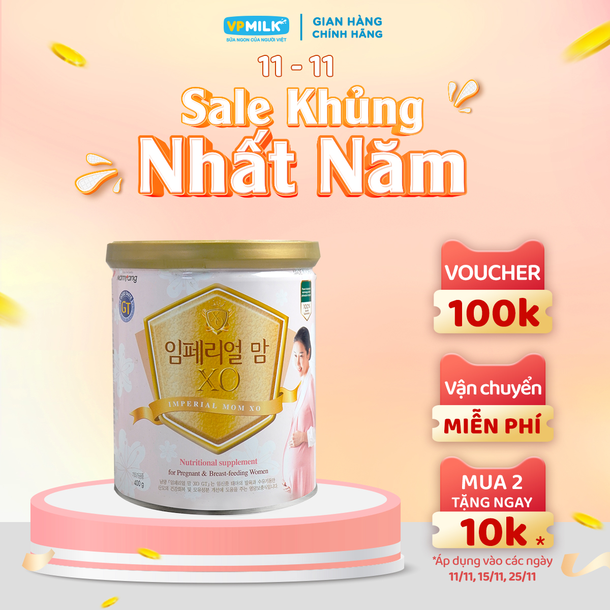 Sữa Bột Namyang Imperial Mom XO GT 400g