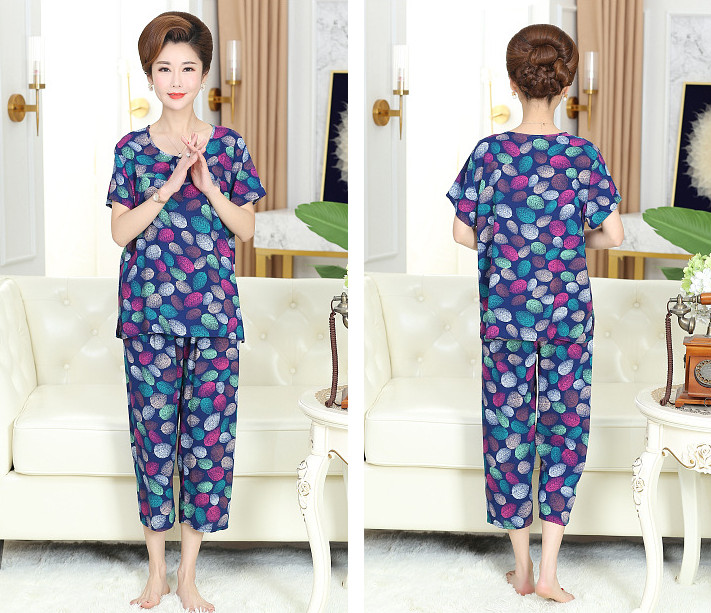 Bộ đồ trung niên - Quần áo cho mẹ cho bà mặc nhà - Kiểu dáng thời trang chất siêu mát