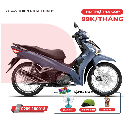 [SIÊU ƯU ĐÃI] - [TRẢ GÓP LÃI SUẤT THẤP]  XE MÁY HONDA FUTURE 125FI (phiên bản vành nan hoa)