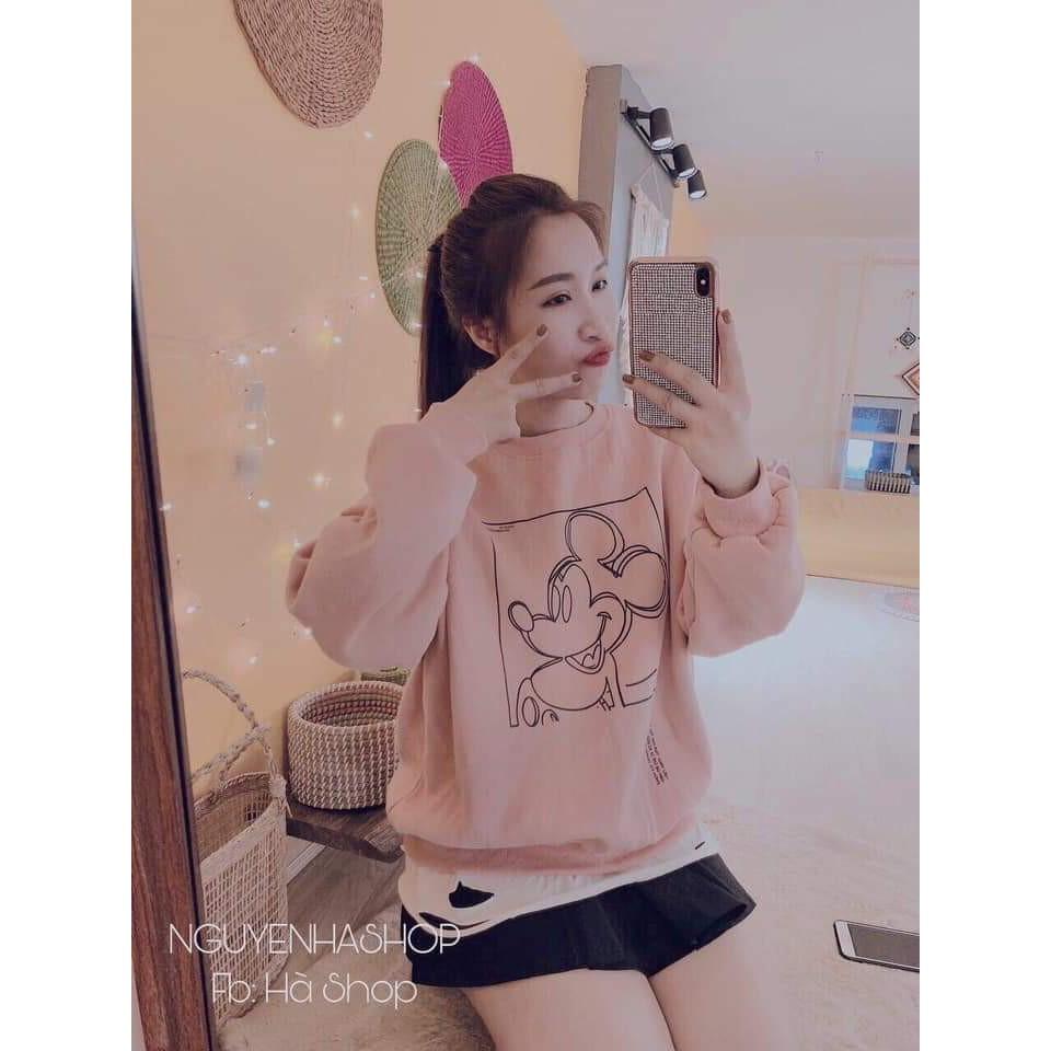Áo hoodie nữ phối trắng, áo hoodie nữ ATN120