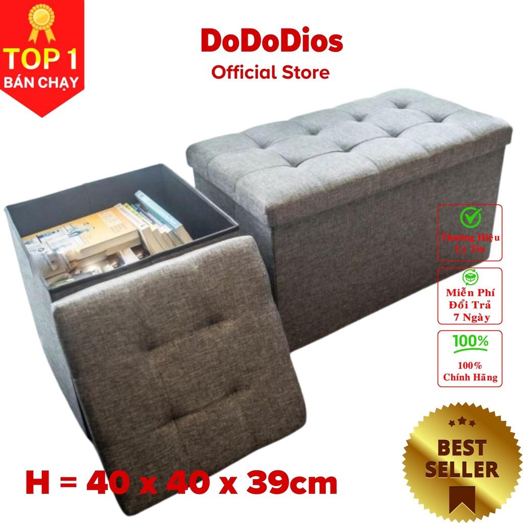 Hình ảnh DODODIOS ghế ngồi sofa kiêm hộp đựng đồ đa năng, ghế đôn Hàng chính hãng