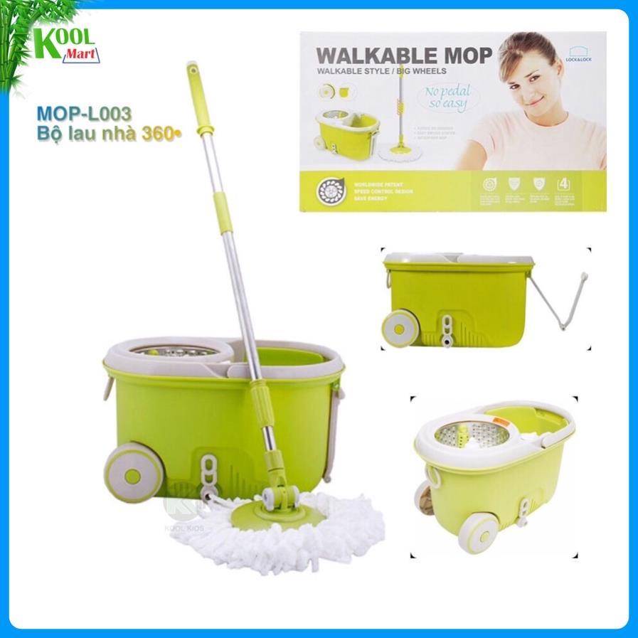 BỘ LAU NHÀ XOAY TAY 360 ĐỘ - MOP-L003