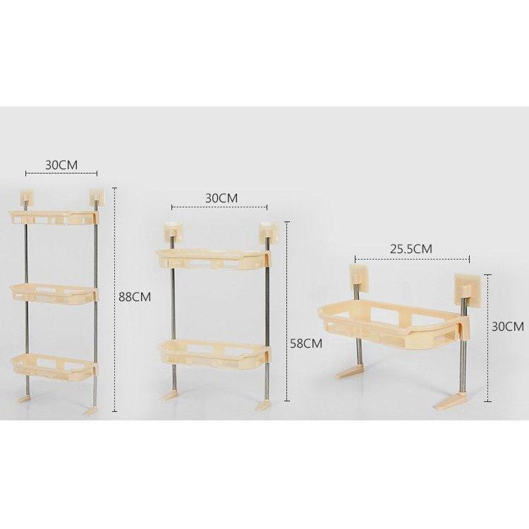 Kệ Đa Năng 3 Tầng Phòng Tắm Phong Cách Nhật - Home and Garden