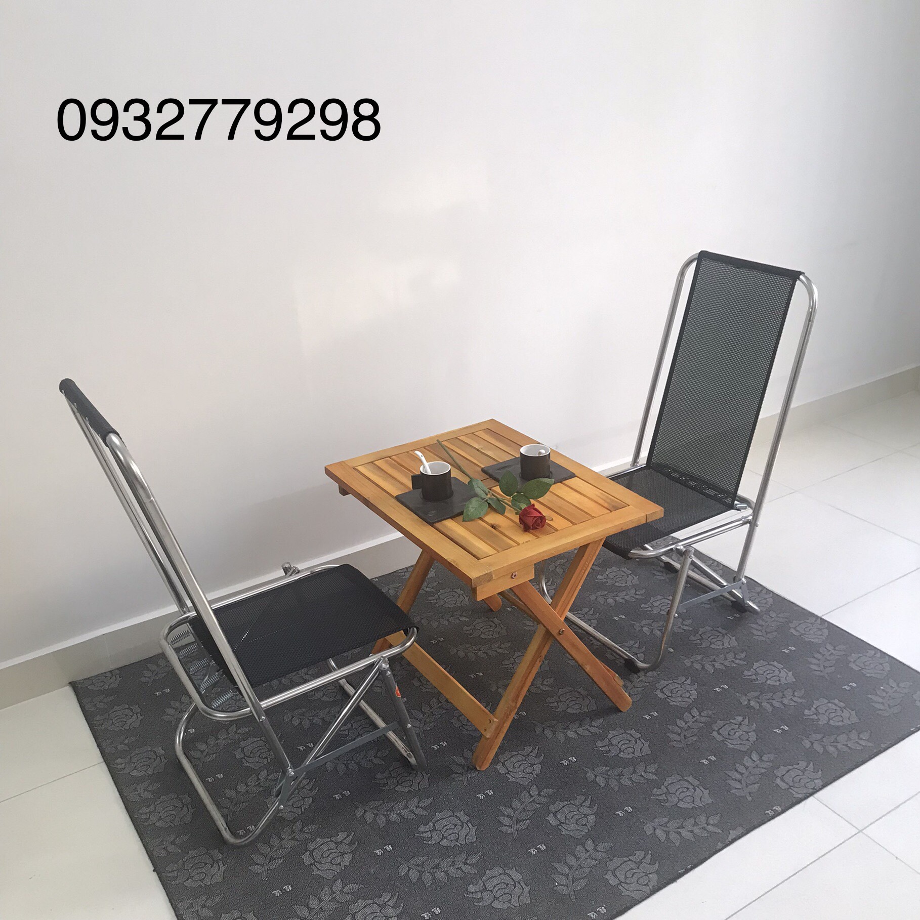 Ghế xếp lưới lưng cao 90cm bền đẹp