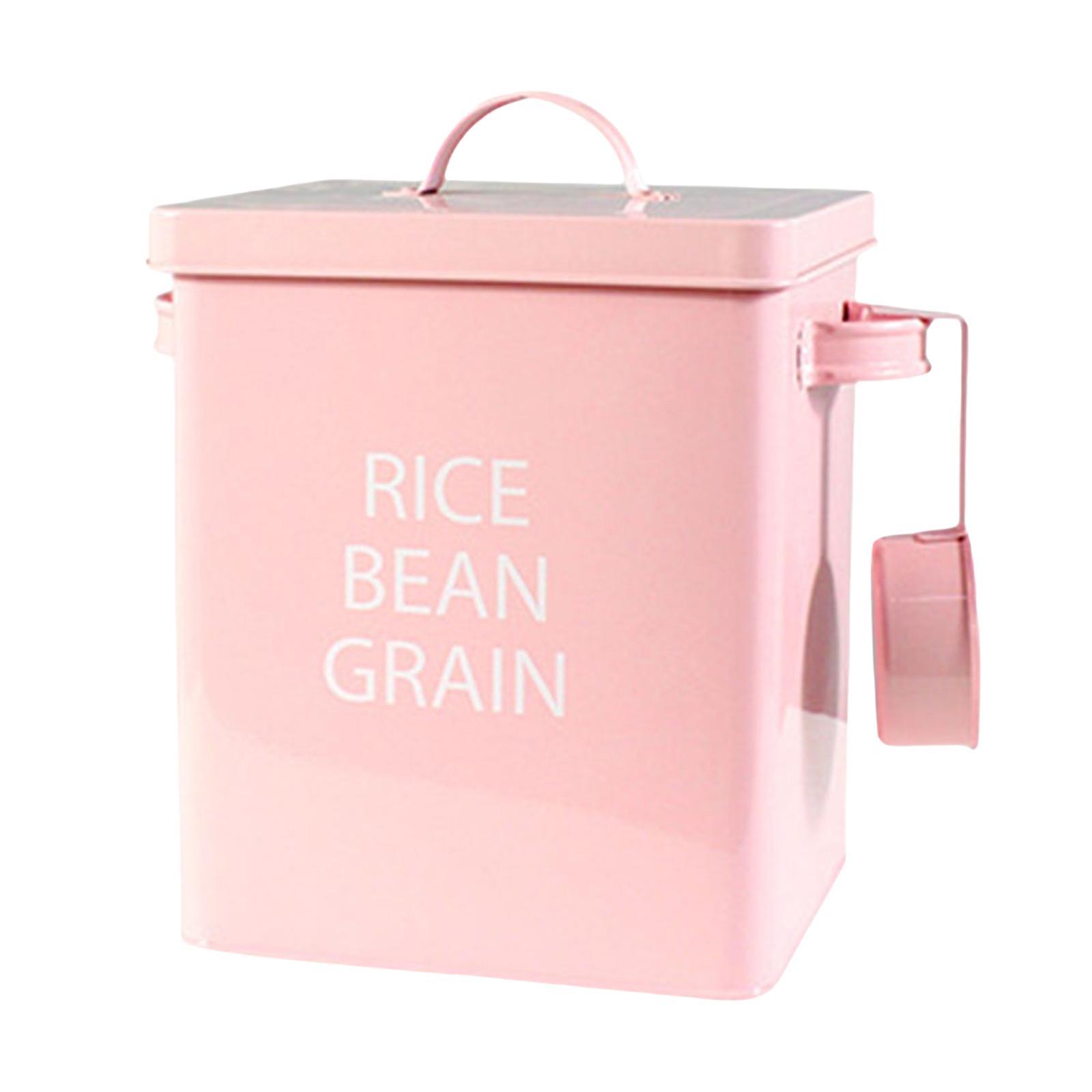Food Storage Bucket Multifunction Laundry Powder Container for Cat Food Dog Food Canister