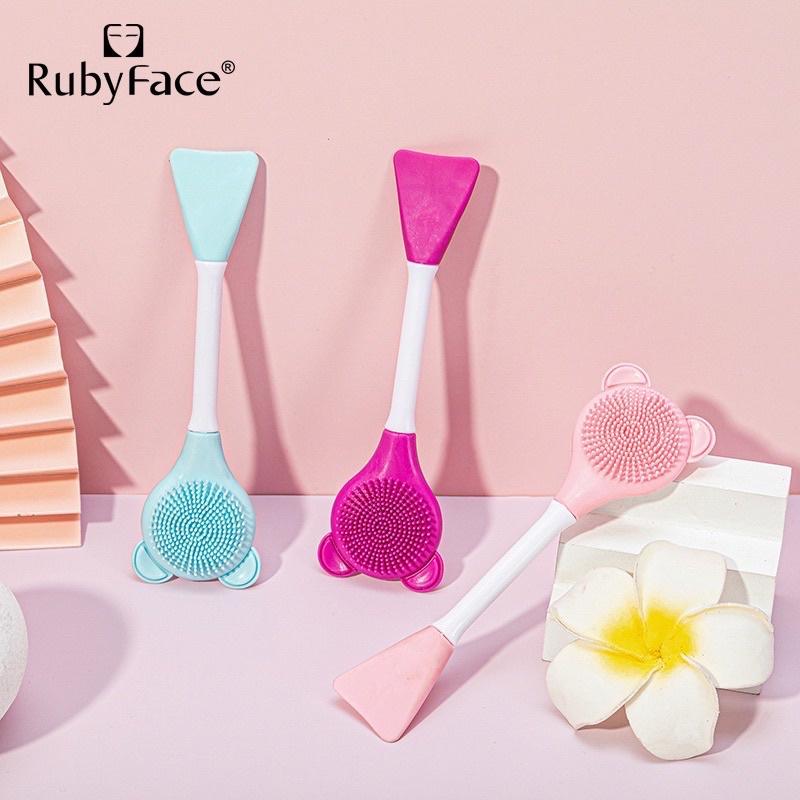 Cọ Rửa Mặt Đắp Mặt Nạ 2 Đầu Cao Cấp RubyFace