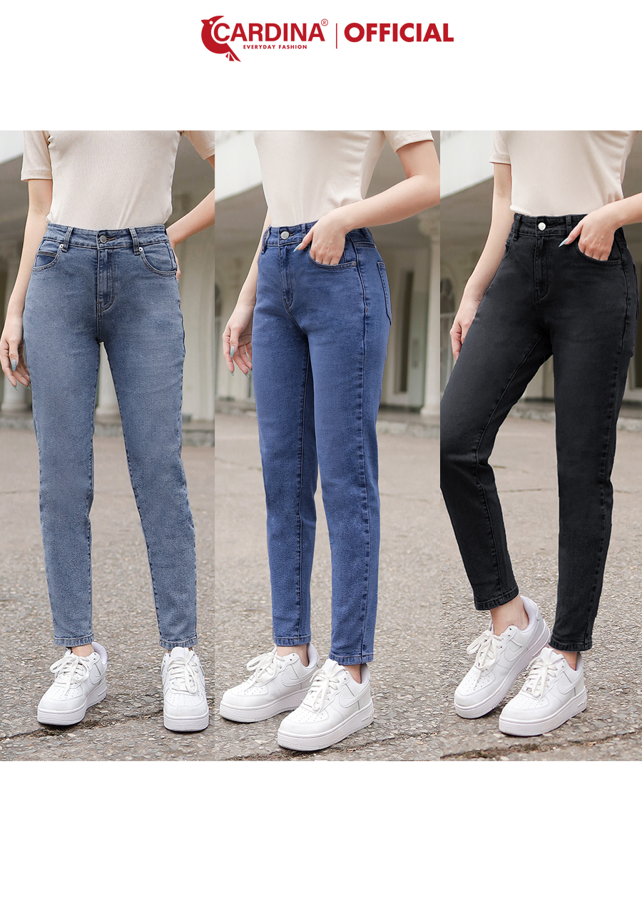 Quần Jeans Nữ  Cao Cấp Dáng Skinny Cài Khuy Có Khóa Kéo 2QF16 (Không Kèm Áo)
